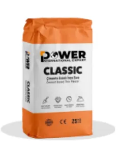 Classic Gray Cement-Based Thin Plaster 25 kg