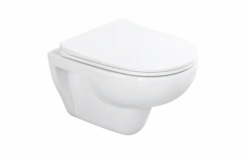 [KYRDAK04] Kayra White Rounded Wall Hung WC Pan with Seat