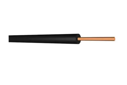 Câble isolé H07V-U (NYA) (Noir, 1,5 mm²)