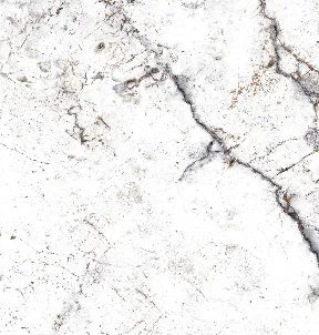 Carreau en porcelaine effet marbre veiné blanc Strato