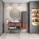 Su 100 cm Bathroom Furniture Set with Nova Washbasin and LED Mirror