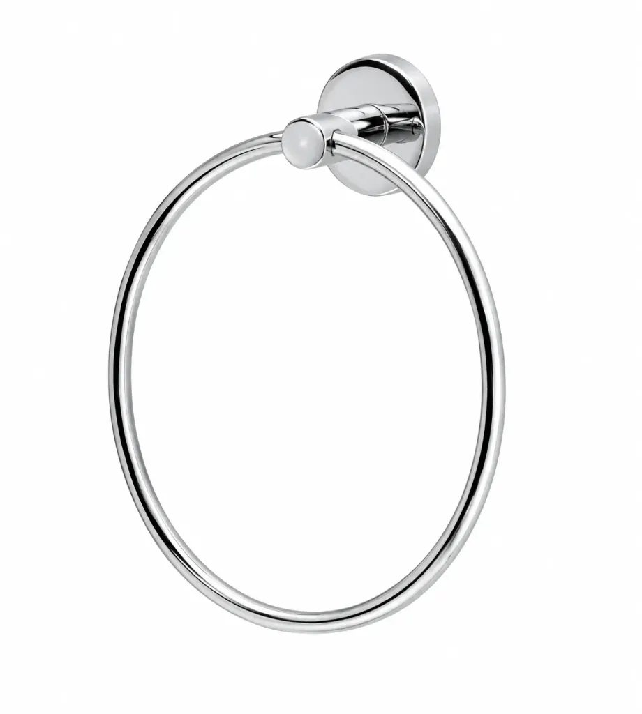 [POL-C 1014] RING TOWEL HOLDER BRASS