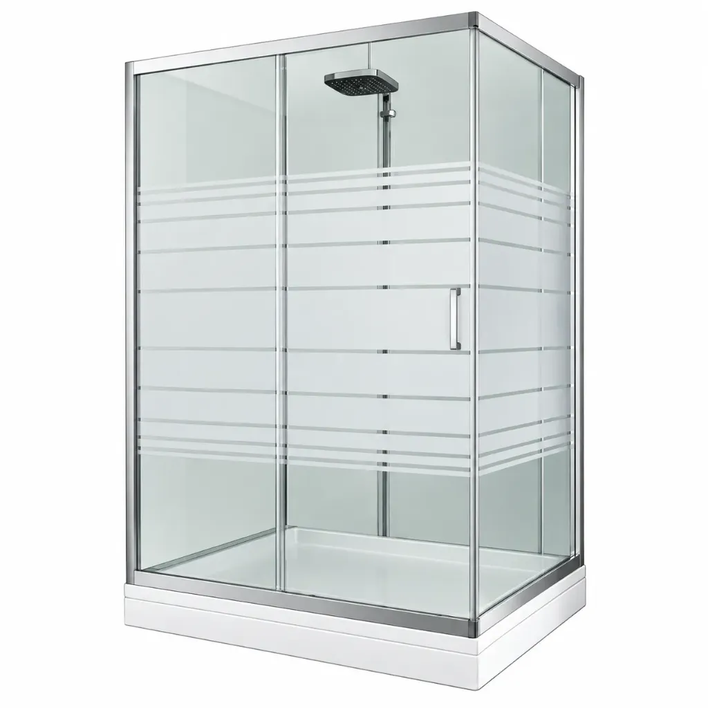 Kayra Shower Cabin (120x80, Black)